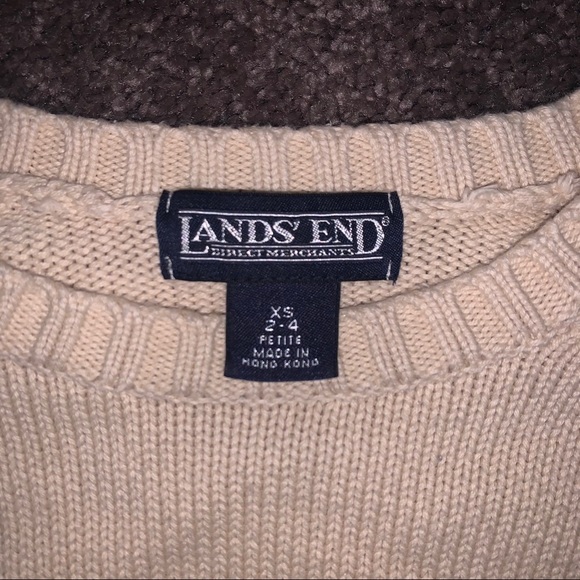 Cream color crew neck sweater - Picture 3 of 4